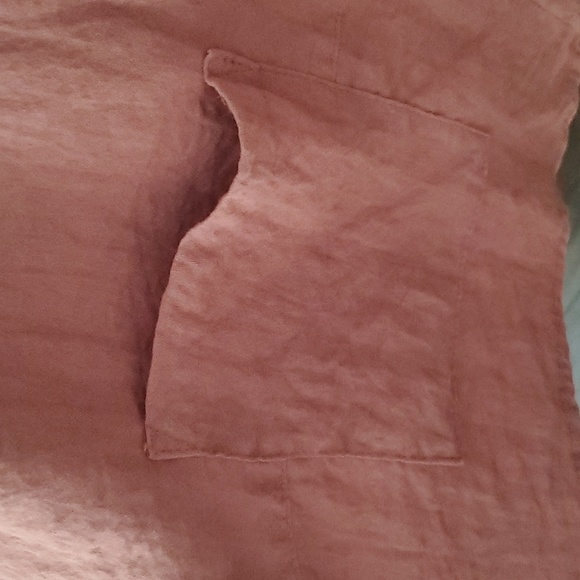 CMC Dusty Mauve Cowl Neck Loose Fit Half Sleeve Blouse Women's Size XL - Picture 8 of 8